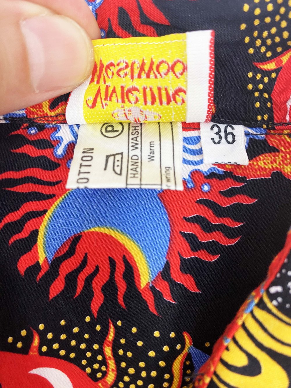 Vivienne Westwood S/S 1988 dragon print shirt — JAMES VELORIA